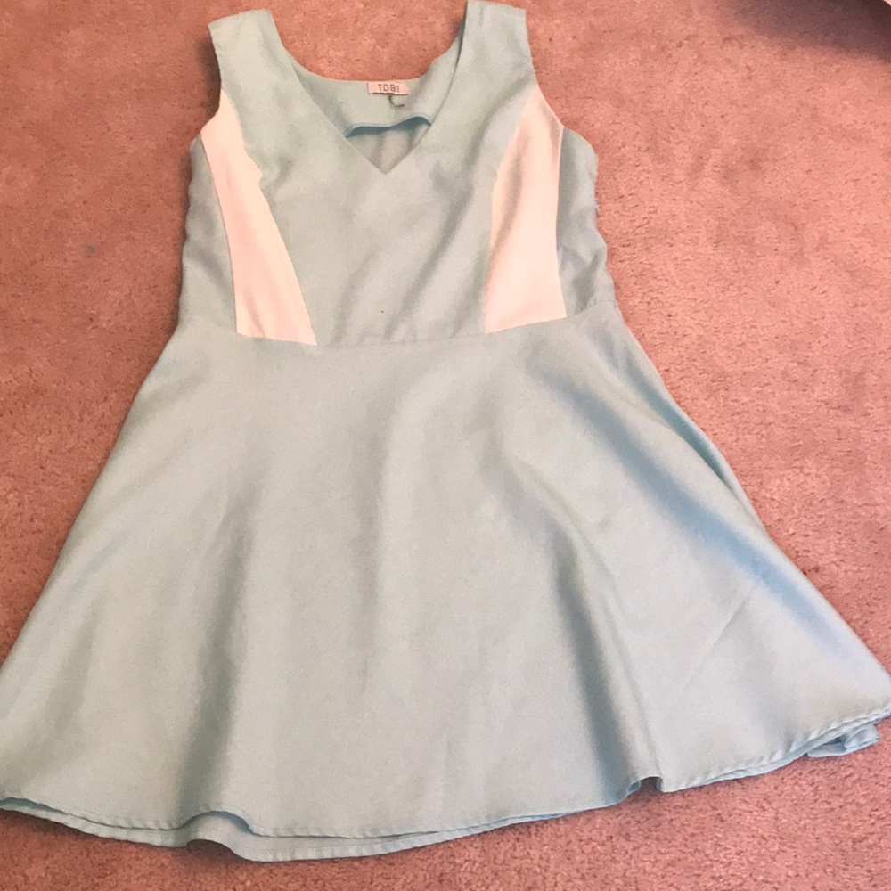 Perfect light blue babydoll dress.